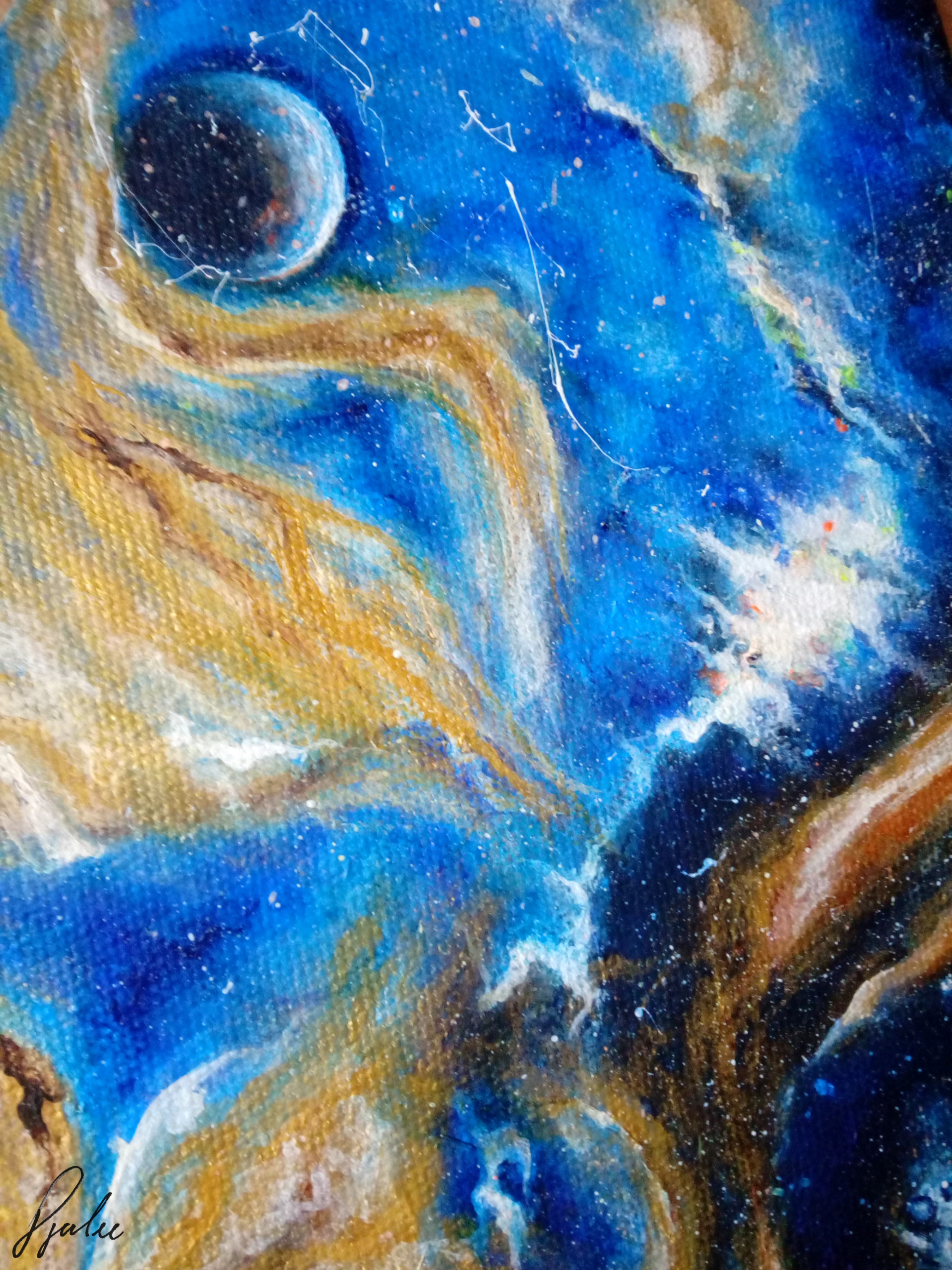 <b>Locus</b><br><br>detail z diela Numeri Nexum, akryl na plátne